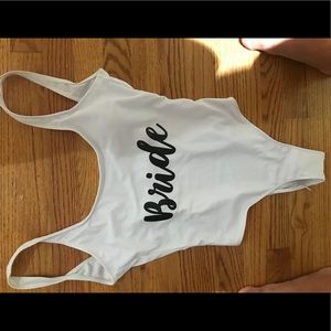 Brand New Size Large Bride Bathing Suit!